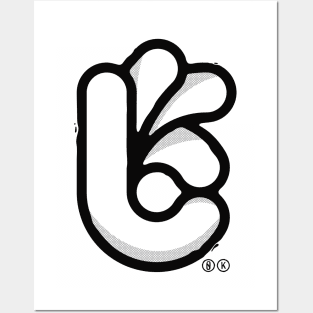 OK All Right Hand Sign Funny Cool Symbol Posters and Art